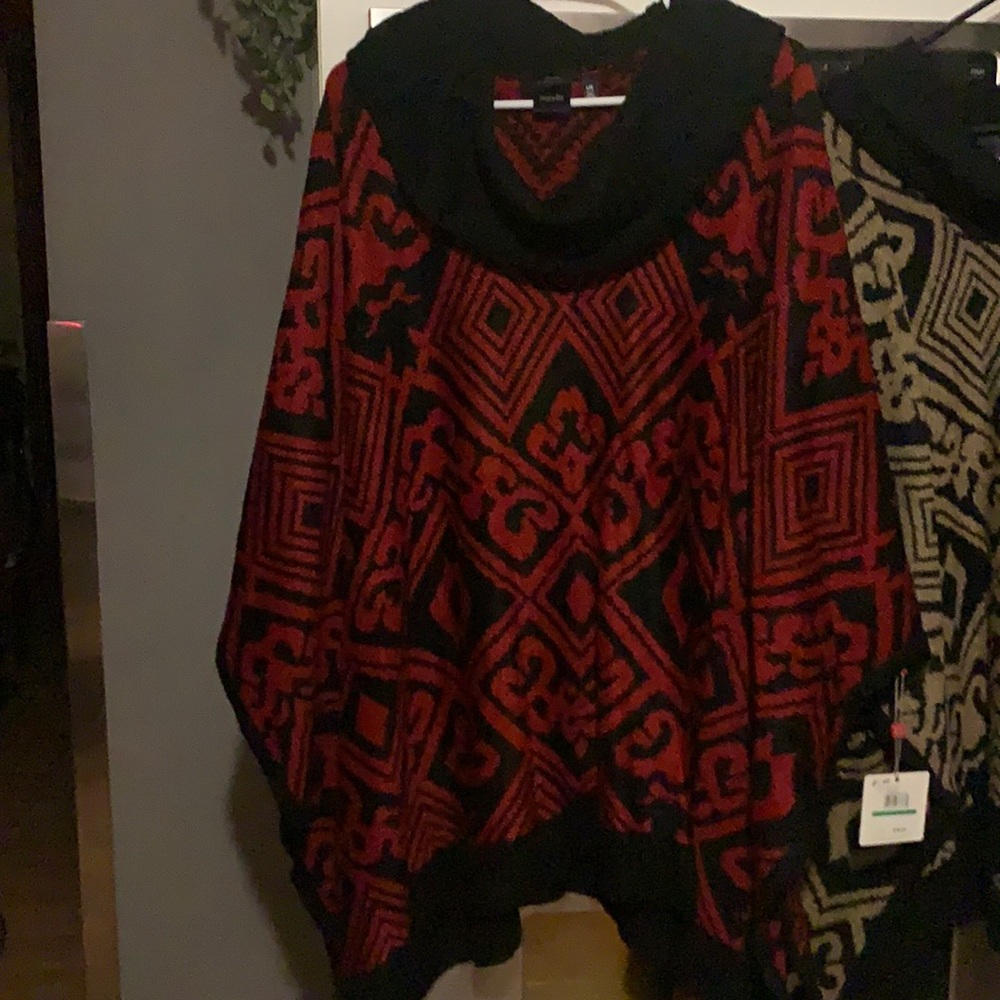 Cute winter poncho